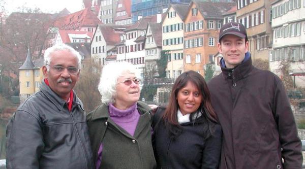 Family members in Tübingen